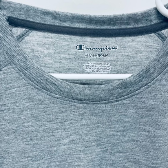 Champion Georgia Tech NCAA Men's Short Sleeve T-Shirt large Grey Yellow Jackets - Picture 3 of 7